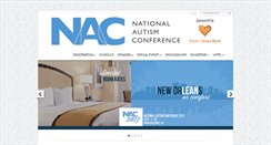 Desktop Screenshot of nac.nationalautismassociation.org